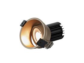 DM201748  Bania A 12 Powered by Tridonic  12W 2700K 1200lm 24° CRI>90 LED Engine; 350mA Gold Adjustable Recessed Spotlight; IP20